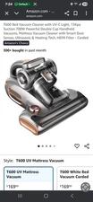 JIGOO T600 700W 15KPa Anti-Mite Vacuum Cleaner UV LED Display Aroma Diffusion