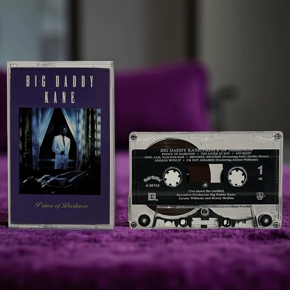 •BIG DADDY KANE - PRINCE OF DARKNESS• ~1991 OG PRESSING~ (CASSETTE TAPE) - Image 2 of 4