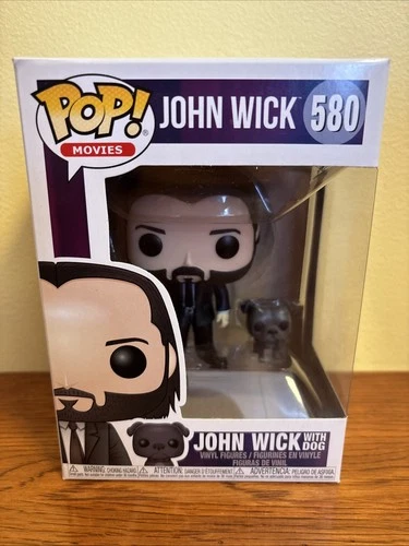 Funko Pop! Movies Vinyl: John Wick with Dog #580