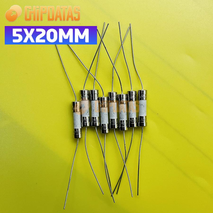 3/16 In Square Compression Packing T5A 250V Fuse Pack Of 5 T5AH250V ...