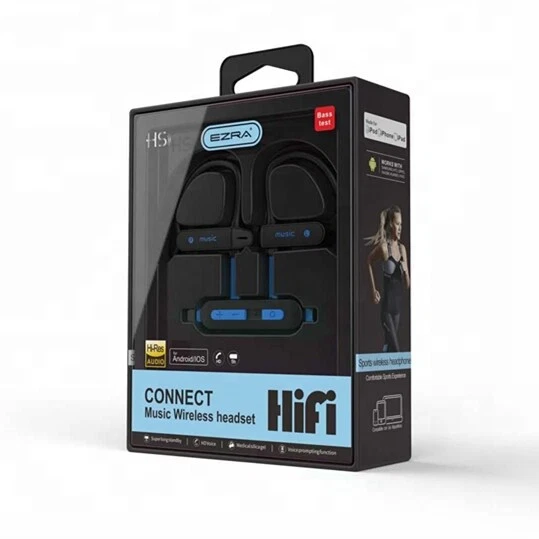 Sports Sweatproof Wireless Bluetooth Headphones Headset Earphones Stereo - Image 4 of 4