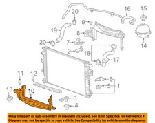 GM OEM 17-19 LaCrosse Cooling Radiator Components-Lower Baffle 26689775