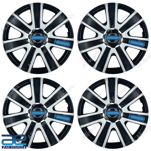 Enjoliveur De Roue Noir Et Argenté ROMISBABA - Cache Moyeu Auto En PP, Facile à Installer, Protège Et Décoré Vos Jantes - 7