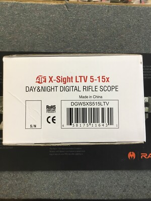 ATN X-Sight LTV 5-15X Day and Night Vision Rifle Scope - Black