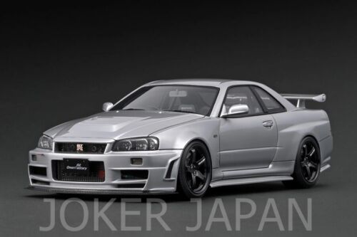 Ignition Model IG3296 1/18 Nismo R34 GT-R Z-tune Prototype Silver JDM