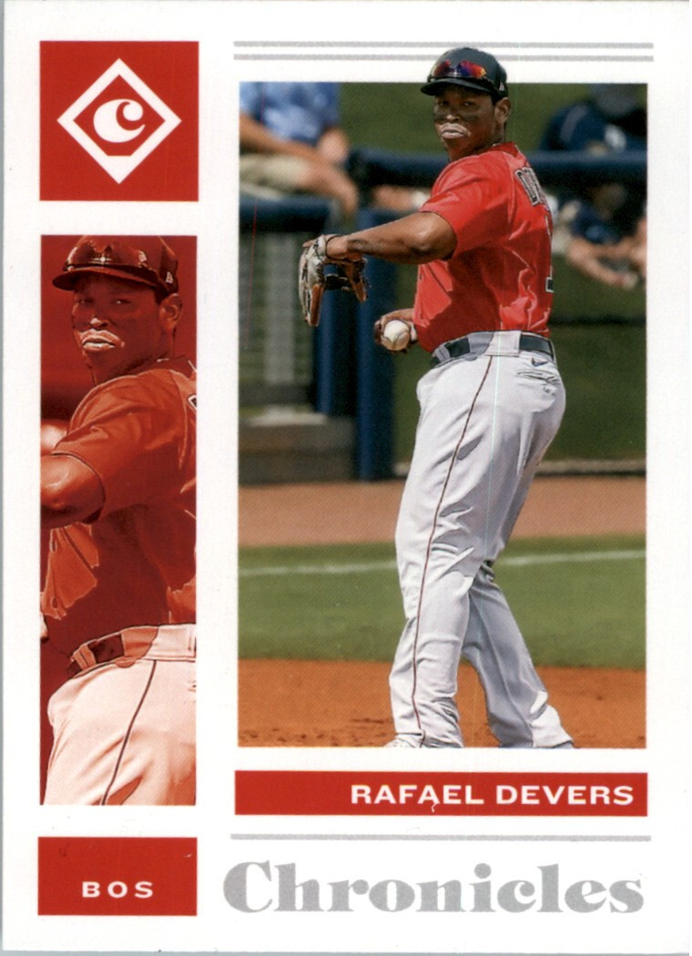 2021 Panini Chronicles #37 Rafael Devers Boston Red Sox