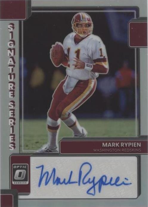 Tim Rypien Signature 2022 Panini Donruss Optic - Signature Series Holo Mark Rypien #SS-MRY ...