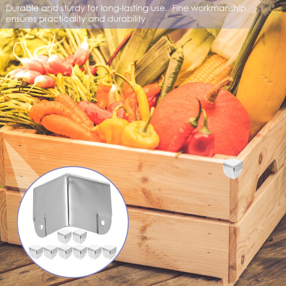 10pcs Corner Protector Wood Box Wrap Corner Decorative Edges