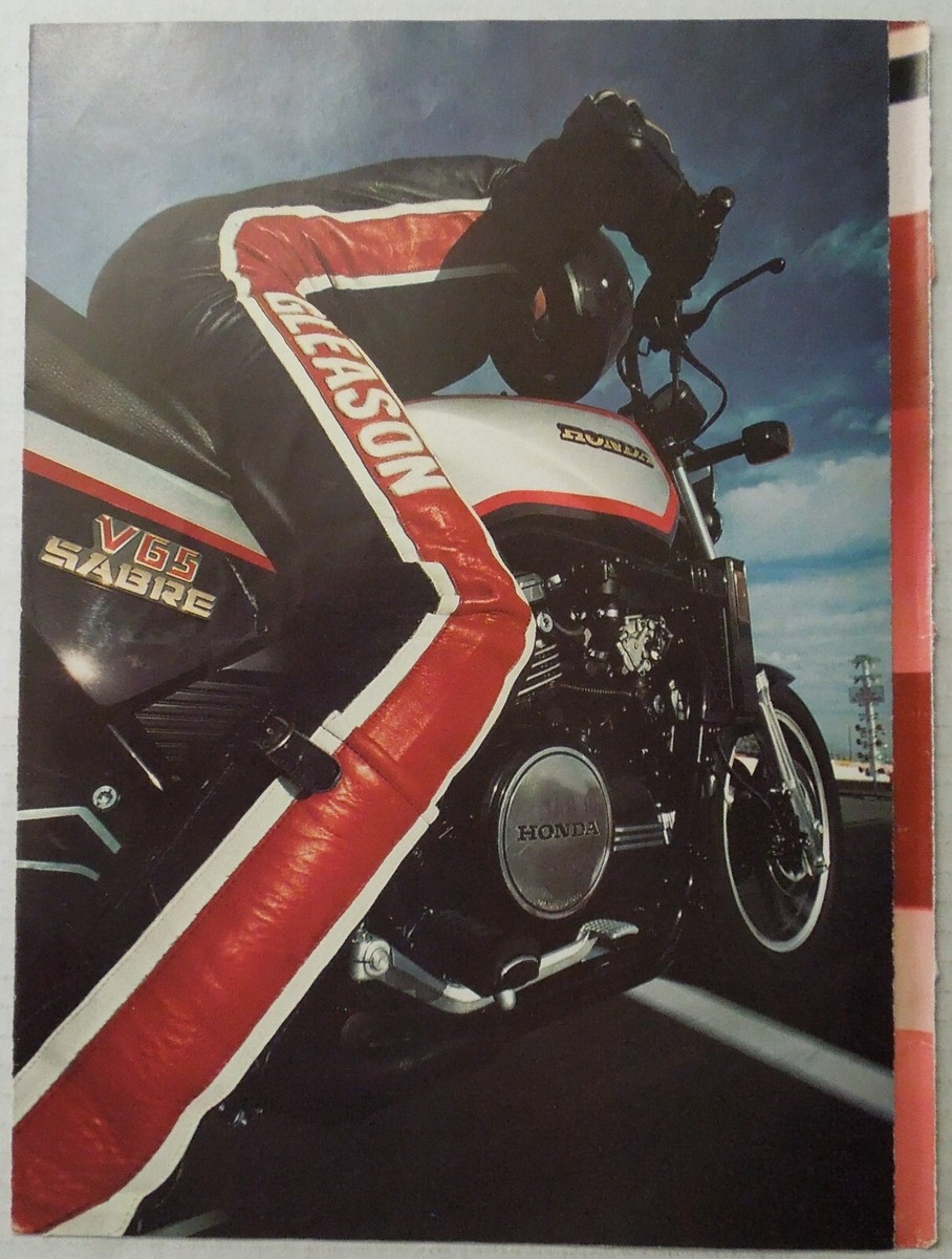 1984 HONDA V65 Sabre Motorcycle 3 Page Magazine Ad | eBay