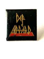 Vintage 1980's Def Leppard Lapel Hat Pin