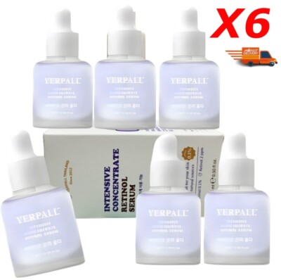 6X Yerpall Retinol Intensive Concentrate Serum Smooth Radiant Moisturized Dark S