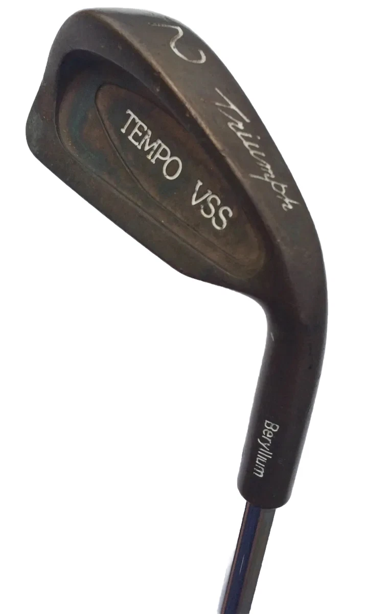 Triumph 2 Iron Golf Club Becu Beryllium Copper Apollo Stiff Steel VSS Tempo