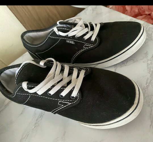 Vans Old Skool Core Shoes Black and White Men\'s 5 Women\'s 6.5 VANS CORE CLASSIC OLD SKOOL SHOES, ALL SIZES, BRAND NEW IN  main image 4