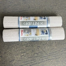 2 x Con-Tact Nonahesive Beaded Grip Shelf Liner,No 05F-C6B52-01 12 In x 5 ft