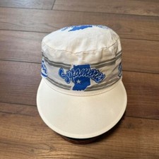 Vintage Indiana State University Sycamores Painters Cap White Blue