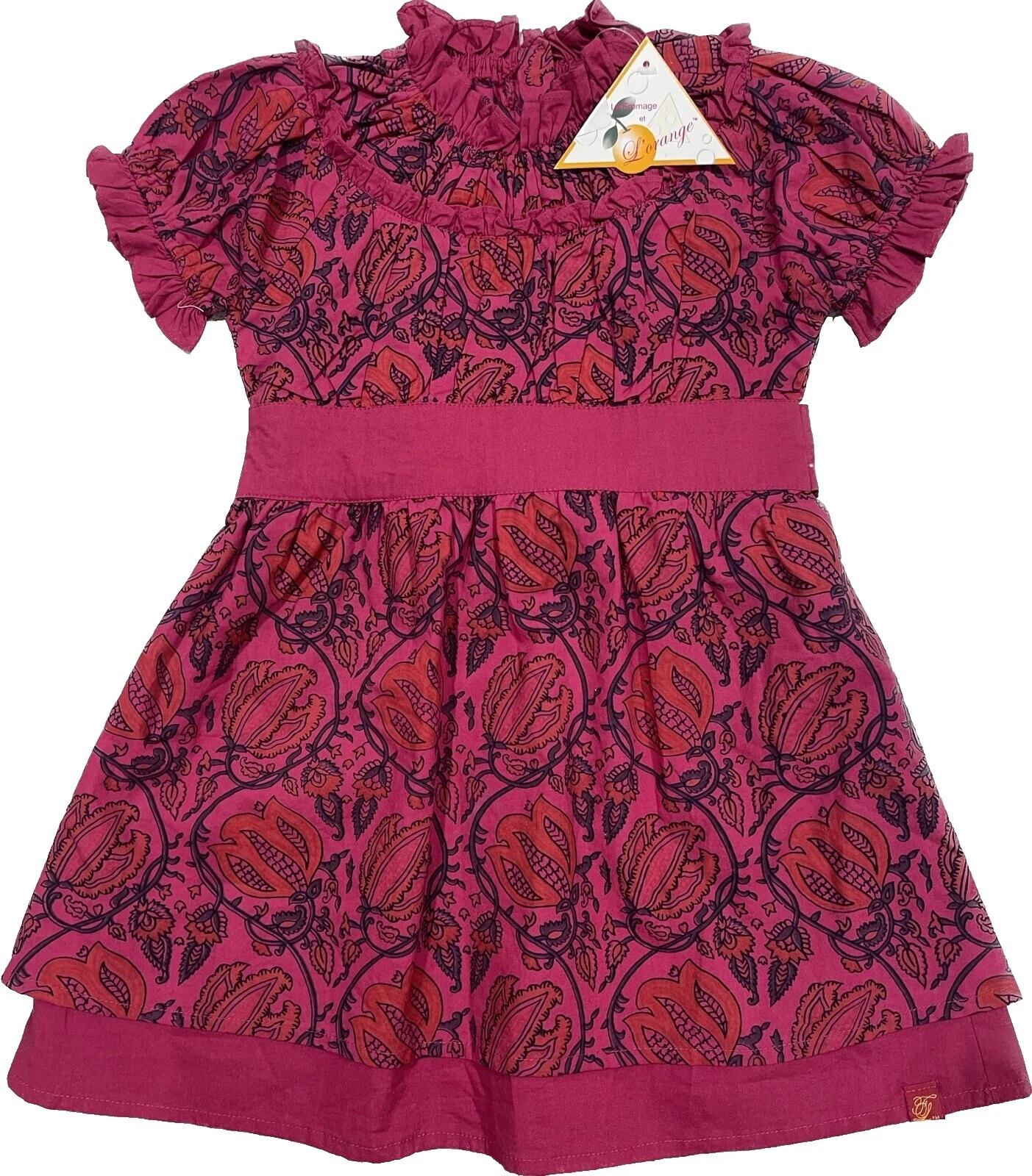 E.T. 100% Algodón vestidos de verano para niñas