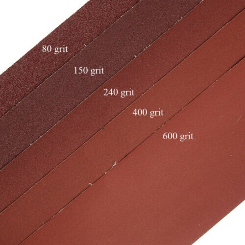Sandpaper Roll 100mm Width Emery Cloth Sanding Abrasive Sheets 80 120-600 Grit - Picture 7 of 12