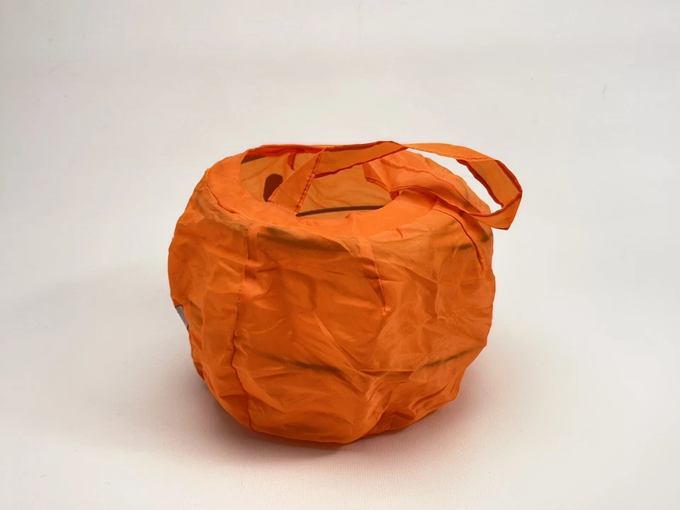 Cubo de caramelo vintage TRUCO O TRATO tela y primavera POR GEMMY INDUSTRIES Foto 2 de 4