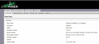 Antminer D3 Blissz Firmware NO DEV FEE CANNOT FIND SIGNATURE FIX BYPASS SSH