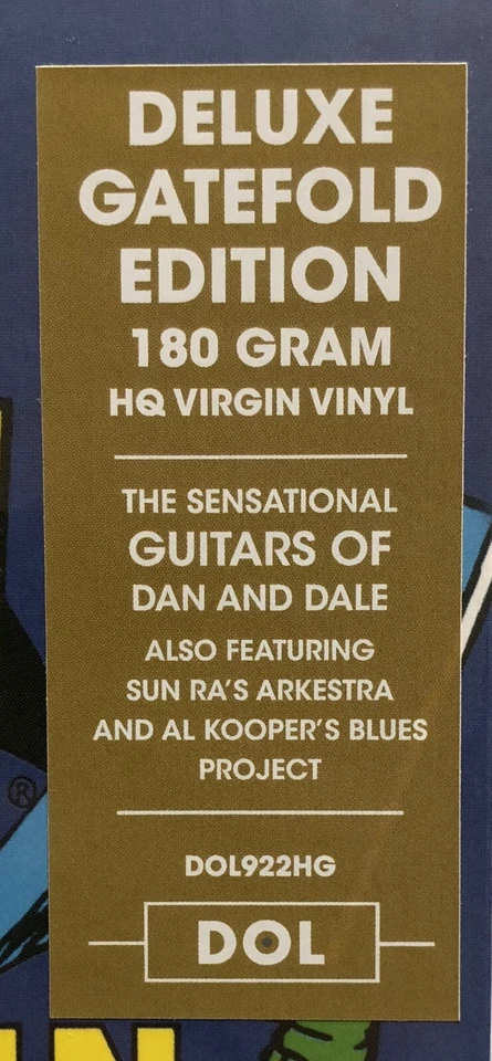 Sensational Guitars Of Dan Dale Batman and Robin Sun Ra Vinyl Record New Sealed - Image 3 of 4