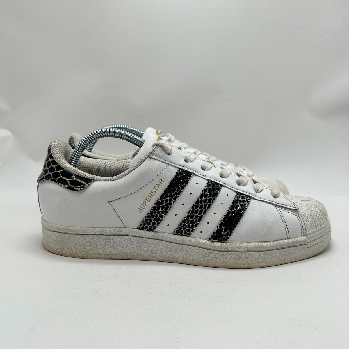 Size 9 - adidas Superstar Snakeskin Cloud White for sale
