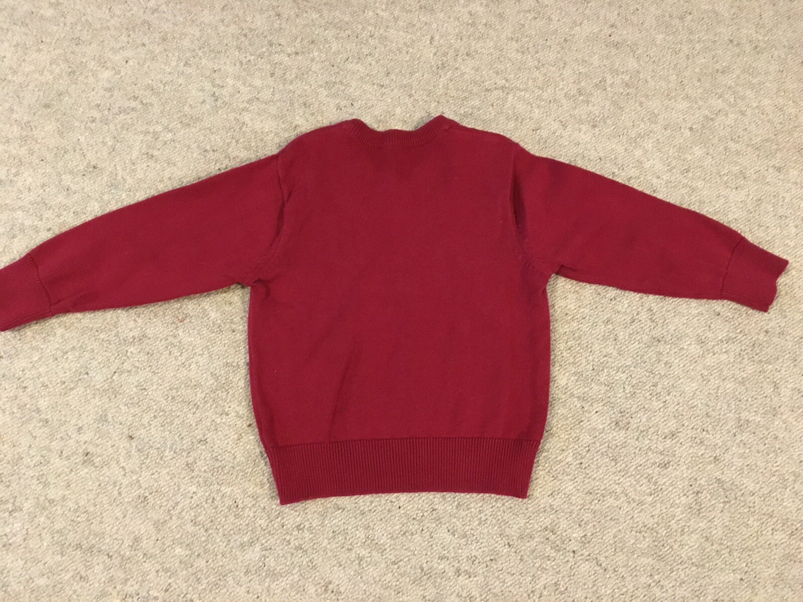 Unisex Tesco F\u0026F Age 2-3 Years Burgundy 