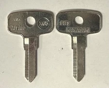 Taylor X65 Fits: Kawasaki Key Blank uncut (1 Pc)
