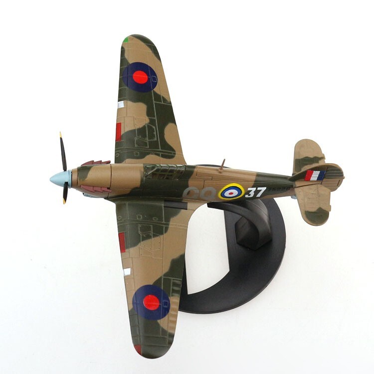 1:72 WW2 RAF Hawker Hurricane Fighter Aircraft Model Diecast Military ...