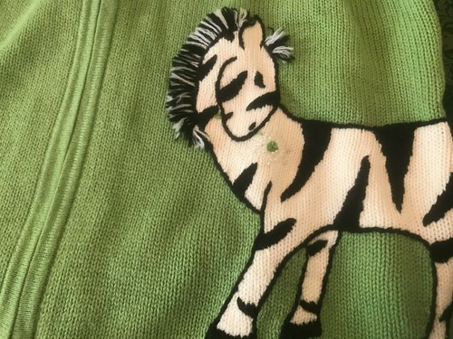 NWT mod zebra cardigan sweater gymboree 9 2 pc lot vintage charms set green - Picture 4 of 5