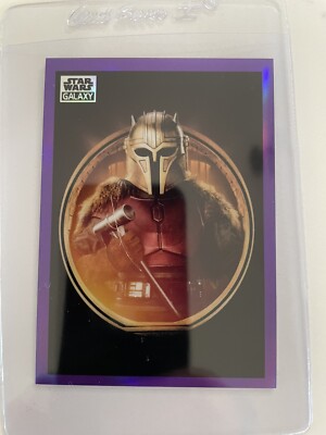 2021 TOPPS CHROME STAR WARS GALAXY MANDALORIAN VISIONS MN-5 PURPLE