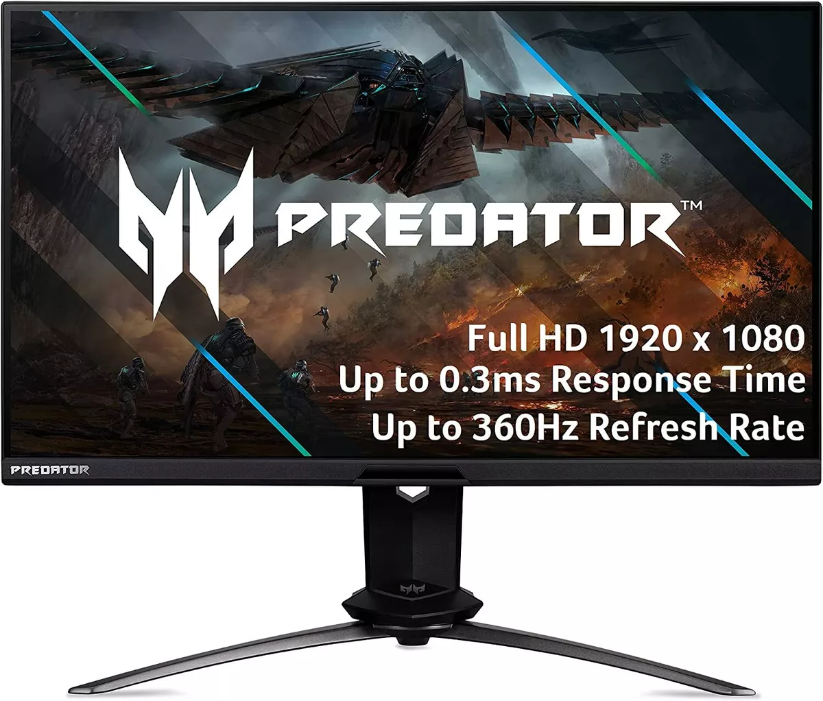 Acer Predator X25 24.5 Gaming Monitor FullHD 1920x1080 IPS 360Hz