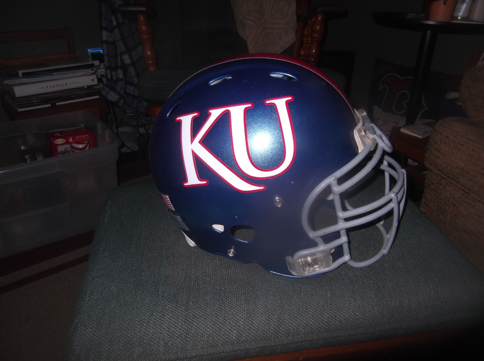 Kansas Jayhawks Riddell Revo Full Size Replica Football Helmet