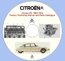 Citroen DS 1965-1974 Factory Workshop Manual and Parts Catalogue