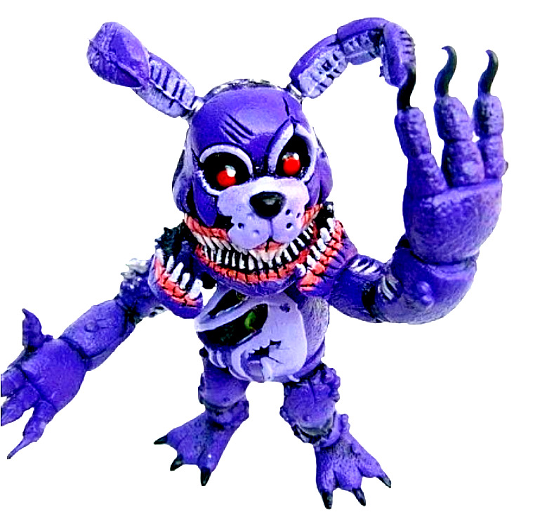 FNAF ANIMATRONIC TWISTED BONNIE action figure size 8 Five Nights at  Freddy's