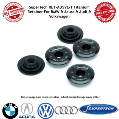 SuperTech RET-AU5VE/T Titanium Retainer For BMW & Acura & Audi & Volkswagen