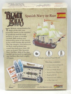 Black Seas – Spanish Navy Fleet – Warlord Games – Jeu De Figurines Naval