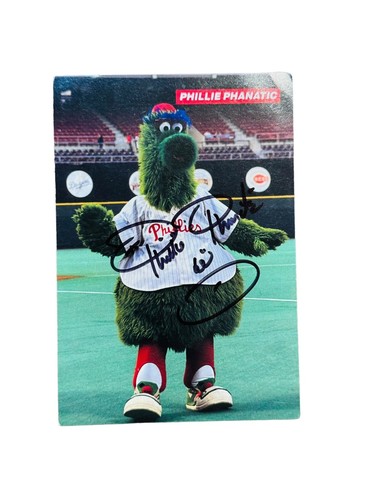 PHILLIE PHANATIC PHILADELPHIA PHILLIES VINTAGE 1993 SIGNED POST CARD VETERANS - Picture 2 of 3