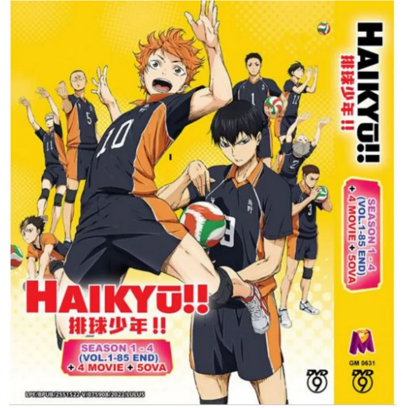 Haikyu! Season 1-4 Vol.1 English DUB-ANIME DVD (FREE SHIPPING) | eBay