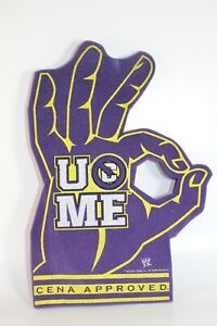 John Cena You Can T See Me Foam Hand Finger Purple Ucme Wwe Ebay