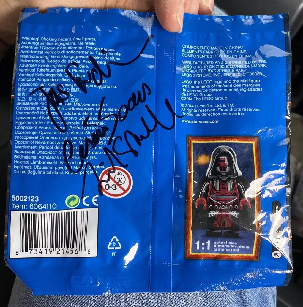 Darth Revan Lego Minifigure SIGNED eBay