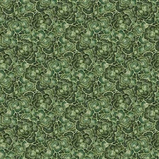 Northcott Wild Harvest by Deborah Edwards 27516 76 Green Fungi  Cotton