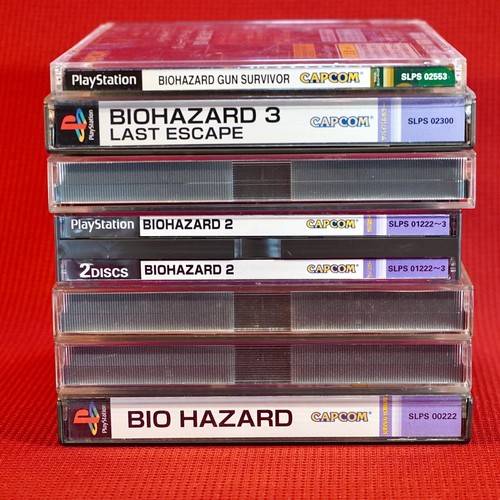 Resident Evil PS1 Lot 7 Set All w/Spine Sony Playstation Biohazard Japan PS JP - Picture 7 of 23