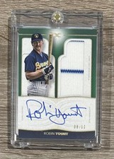 2021 Topps Definitive Collection #DARC-RY Robin Yount Jersey Patch AUTO #/10