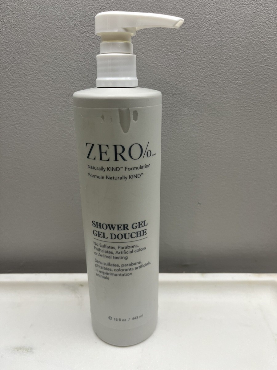 Zero% 5 Piece Set - Shampoo, Conditioner, Shower Gel, Hand Soap