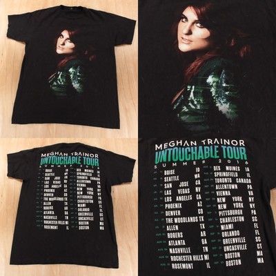 Meghan Trainor Untouchable Tour Summer 2016 concert t-shirt MEDIUM bass pop