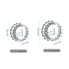 Coffee Tamper for Moka Pot Rotary Powder Dosing Ring Coffee Distributor Tools