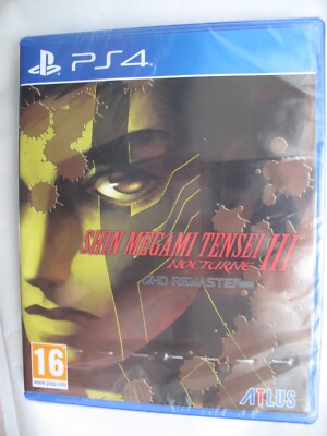 * Shin Megami Tensei 3 III Nocturne HD Remaster, PS4, Brandneu & Factory Seale