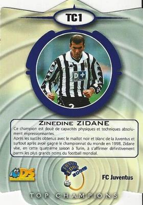 1999-2000 DS France Foot 2000 'Top Champions' Die-Cut Card