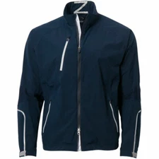  Zero Restriction Power Torque Full Zip Waterproof Jacket Navy/Silver