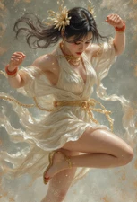 Pin-Up Art  Sexy Vintage Type Girl  Excellent Condition  APROX 6" by 4'